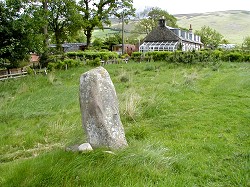 Ancient Stones - Borders - 005 Standing Stone, Cardrona, Peebles.